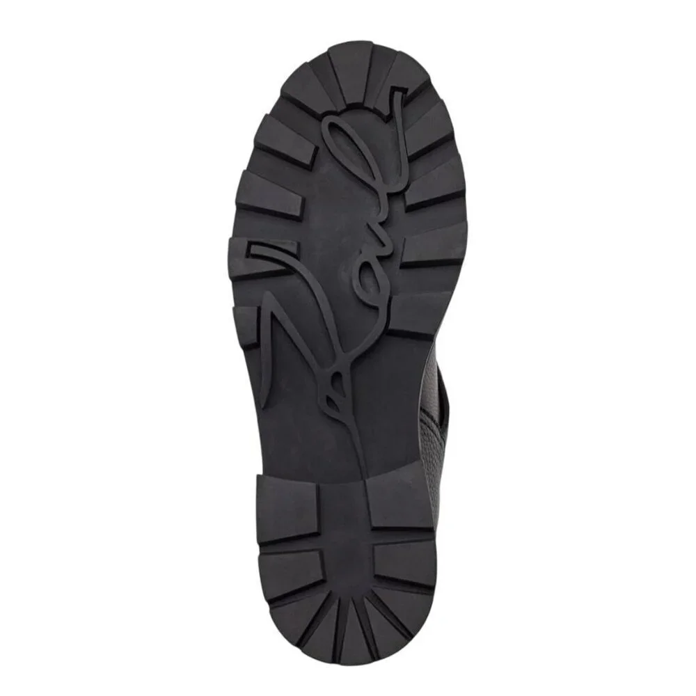 KARL LAGERFELD / Marceau / Black / Lug-Sole / Combat Boot / With Crystal Detail - Picture 6 of 9
